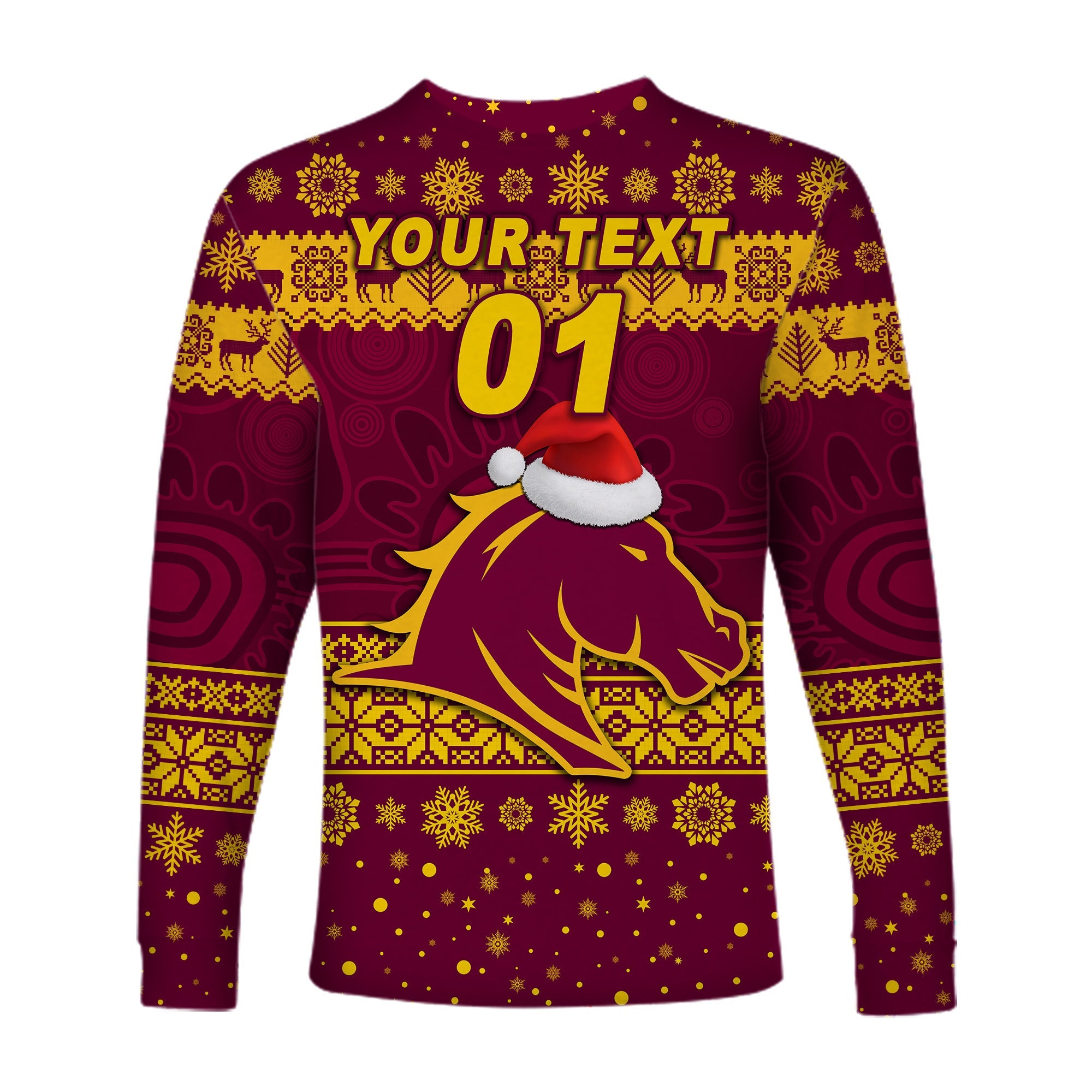 custom-personalised-brisbane-broncos-long-sleeve-shirts-christmas-simple-style