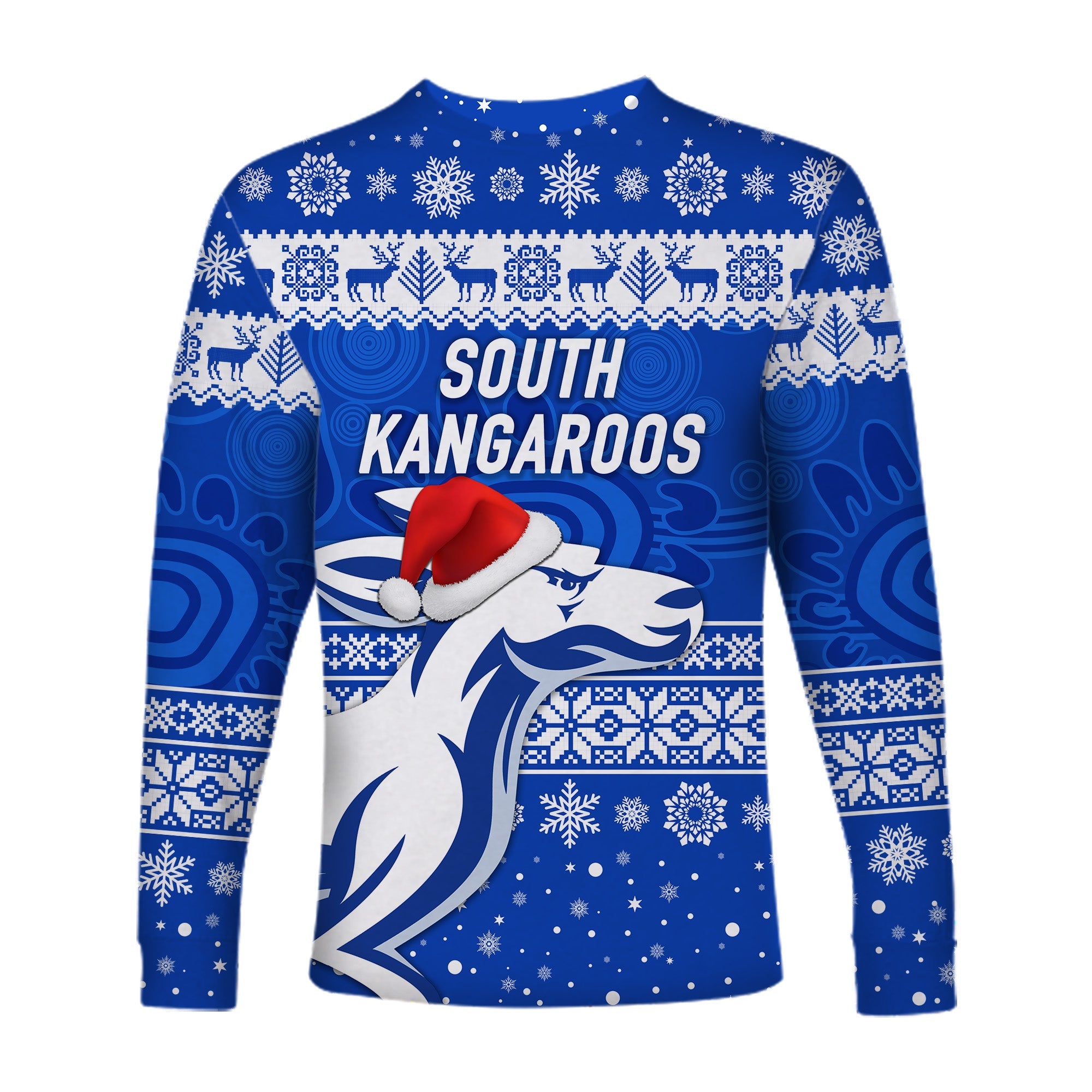 south-alice-football-club-long-sleeve-shirt-christmas-kangaroos-simple-style