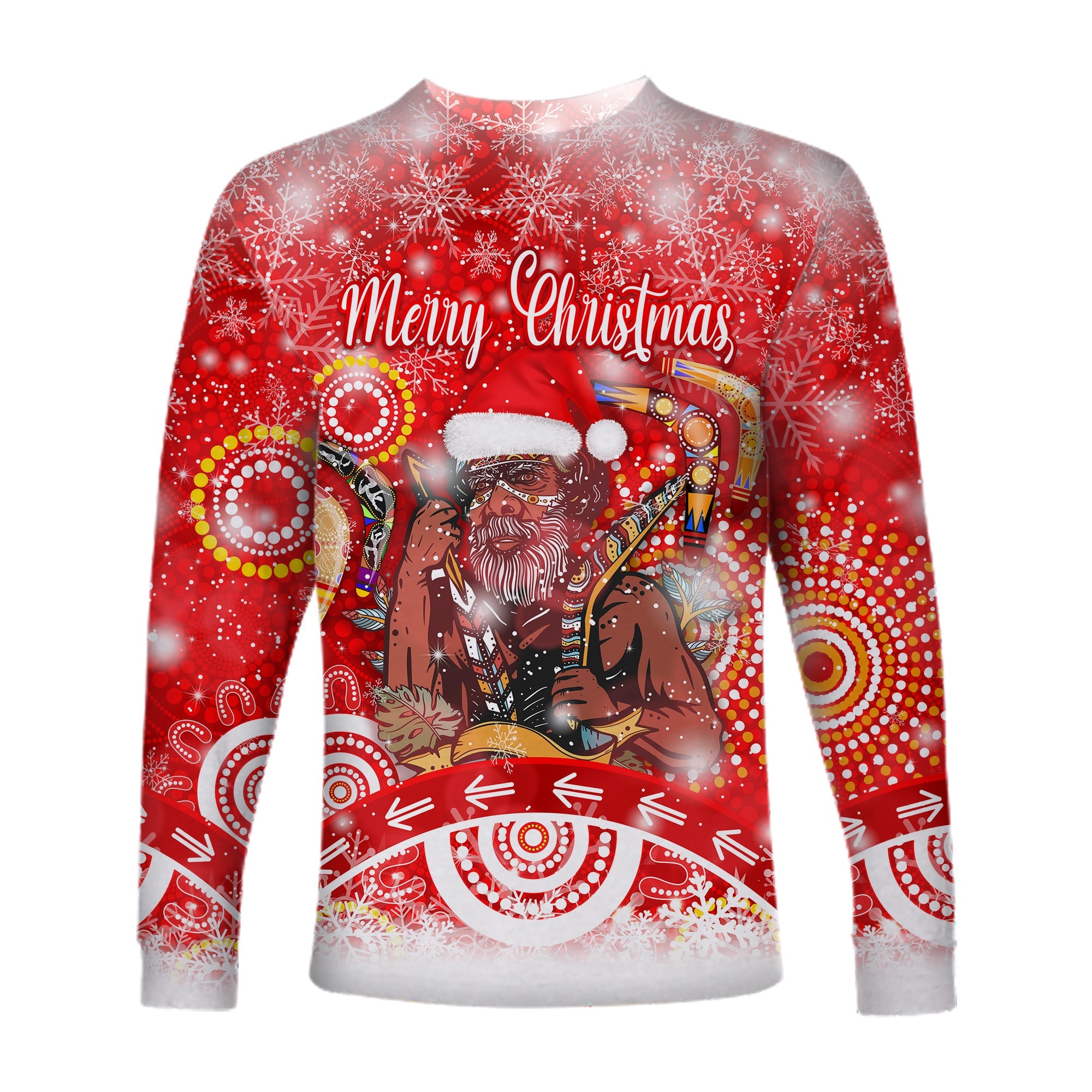 australia-boomerang-indigenous-vibes-christmas-long-sleeve-shirt-original-style-red