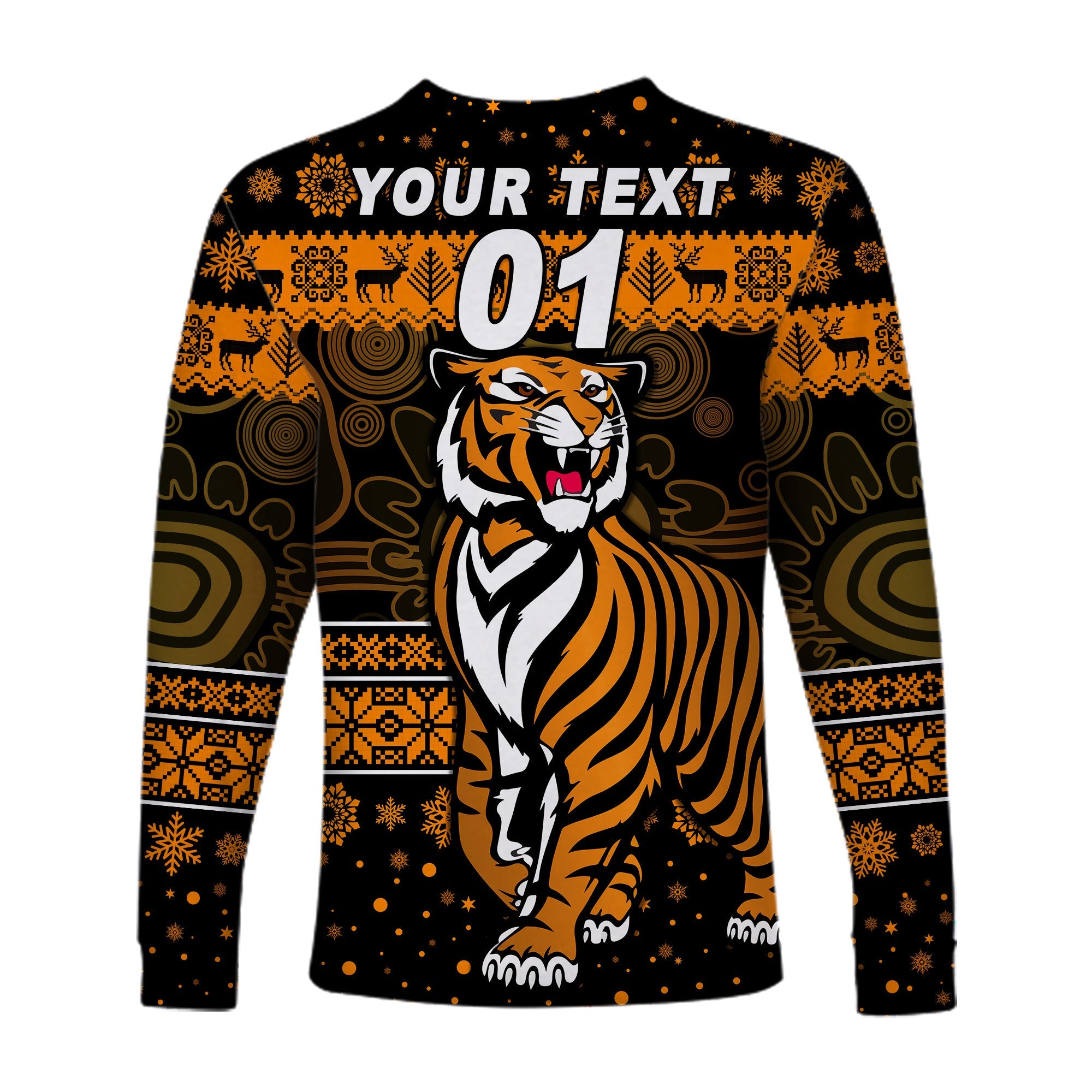 custom-personalised-wests-tigers-long-sleeve-shirts-christmas-simple-style