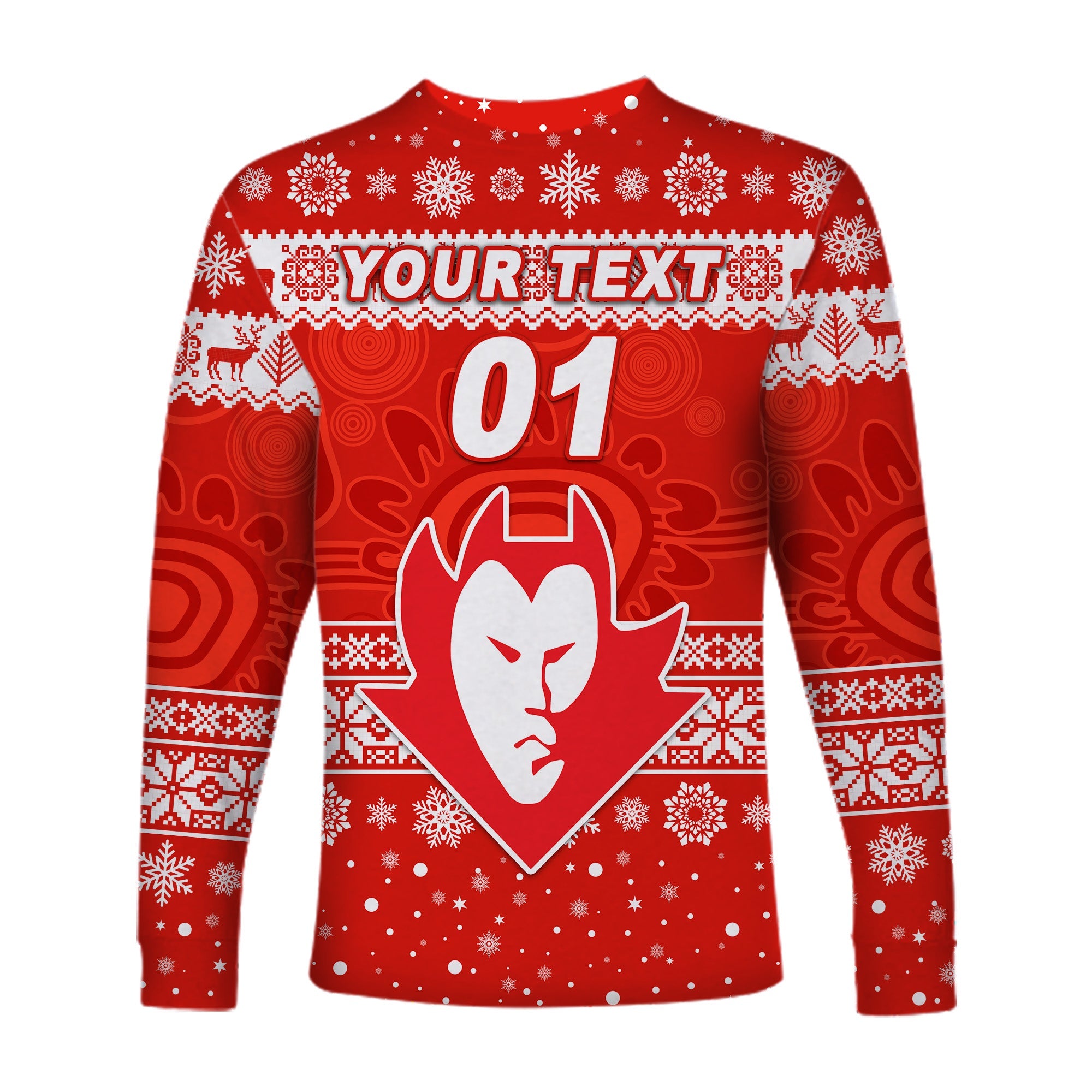 custom-personalised-federal-football-club-long-sleeve-shirt-christmas-simple-style-red