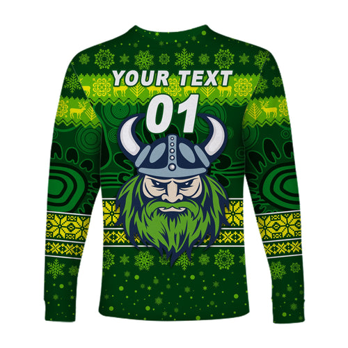 custom-personalised-canberra-raiders-long-sleeve-shirt-christmas-simple-style-dark-green