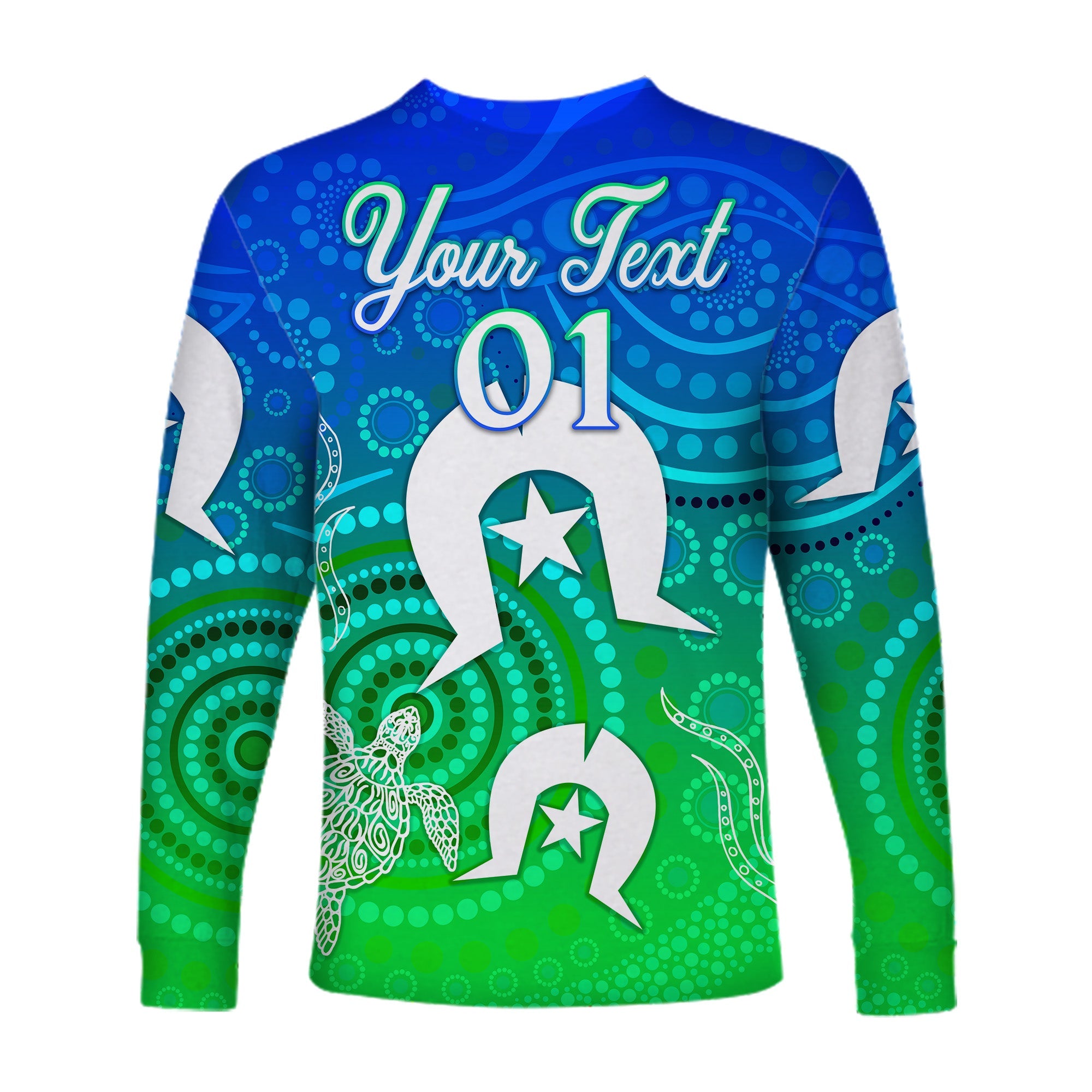 custom-personalised-aboriginal-torres-strait-islands-long-sleeve-shirt-simple-style