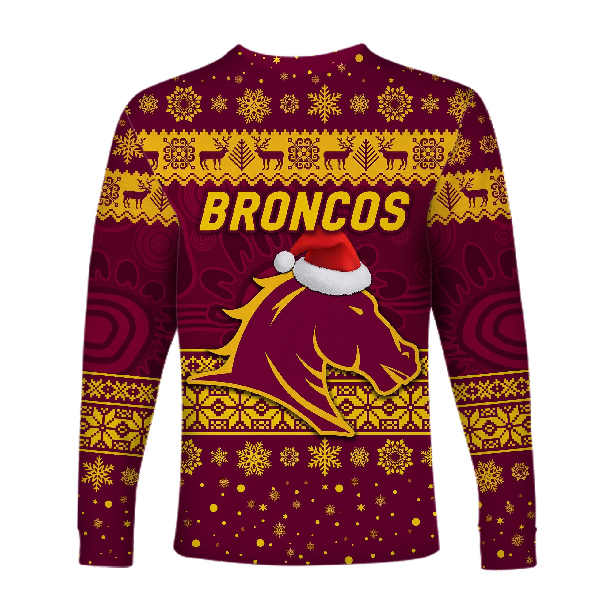 brisbane-broncos-long-sleeve-shirts-christmas-simple-style