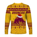 brisbane-broncos-long-sleeve-shirts-christmas-simple-style-gold