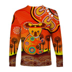 aboriginal-art-koala-long-sleeve-shirt-indigenous-unique-vibes-orange