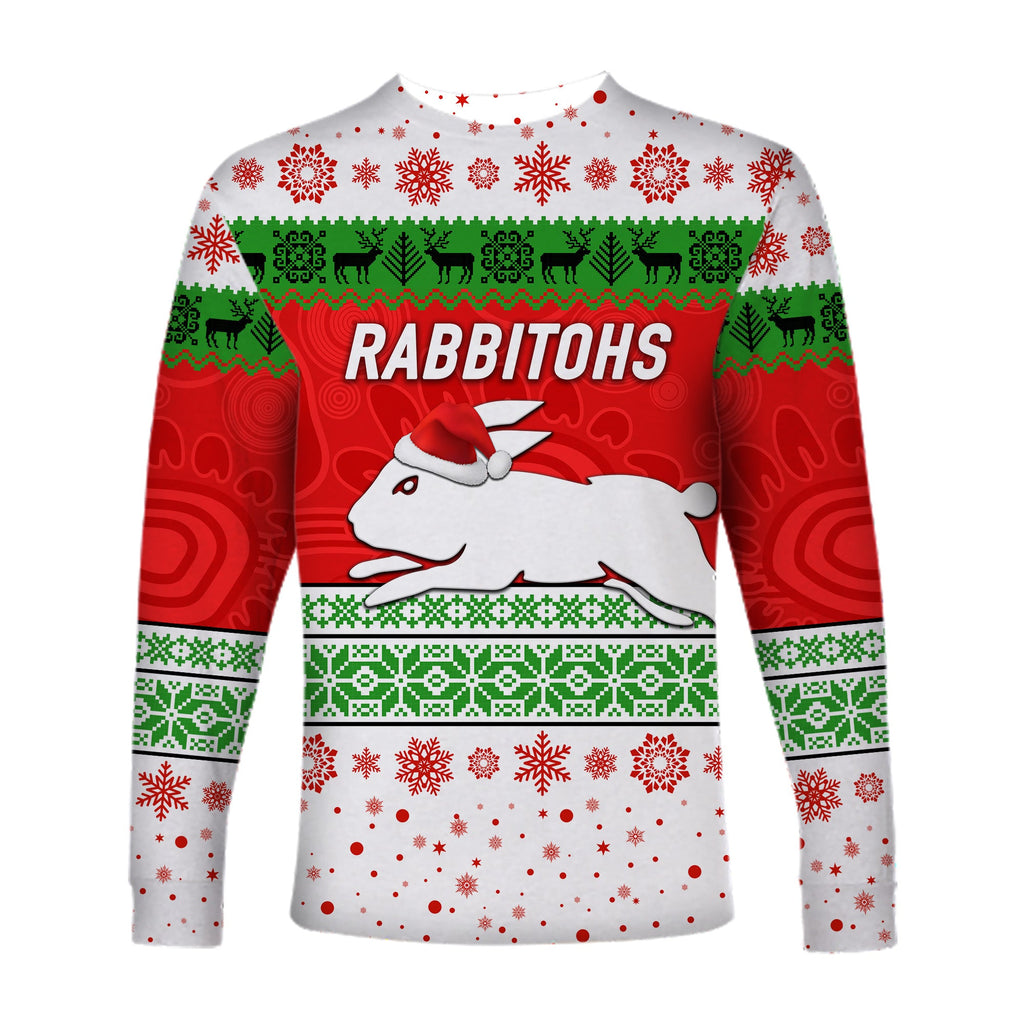 south-sydney-rabbitohs-long-sleeve-shirts-christmas-simple-style-white