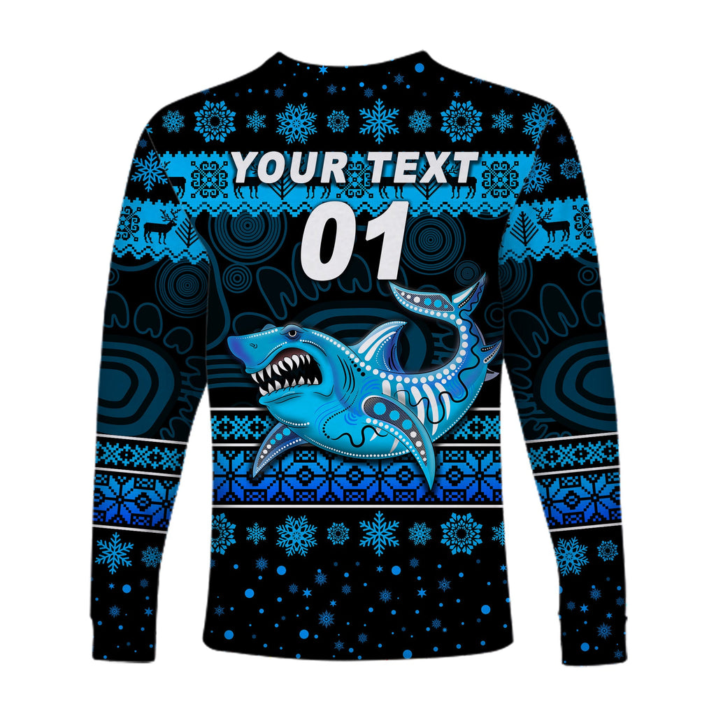 custom-personalised-cronulla-sutherland-sharks-long-sleeve-shirts-christmas-simple-style-black