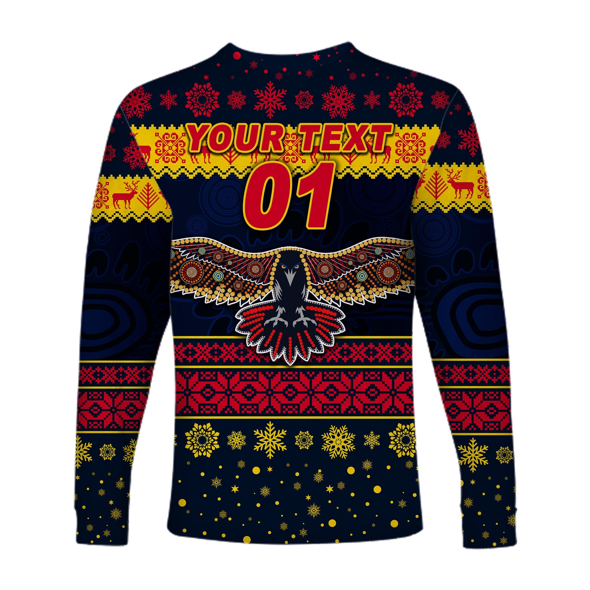 custom-personalised-adelaide-crows-long-sleeve-shirts-christmas-simple-style