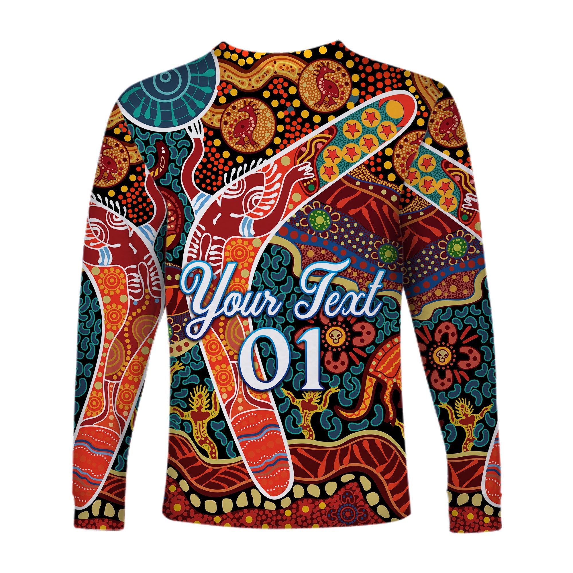 custom-personalised-aboriginal-boomerang-long-sleeve-shirt-indigenous
