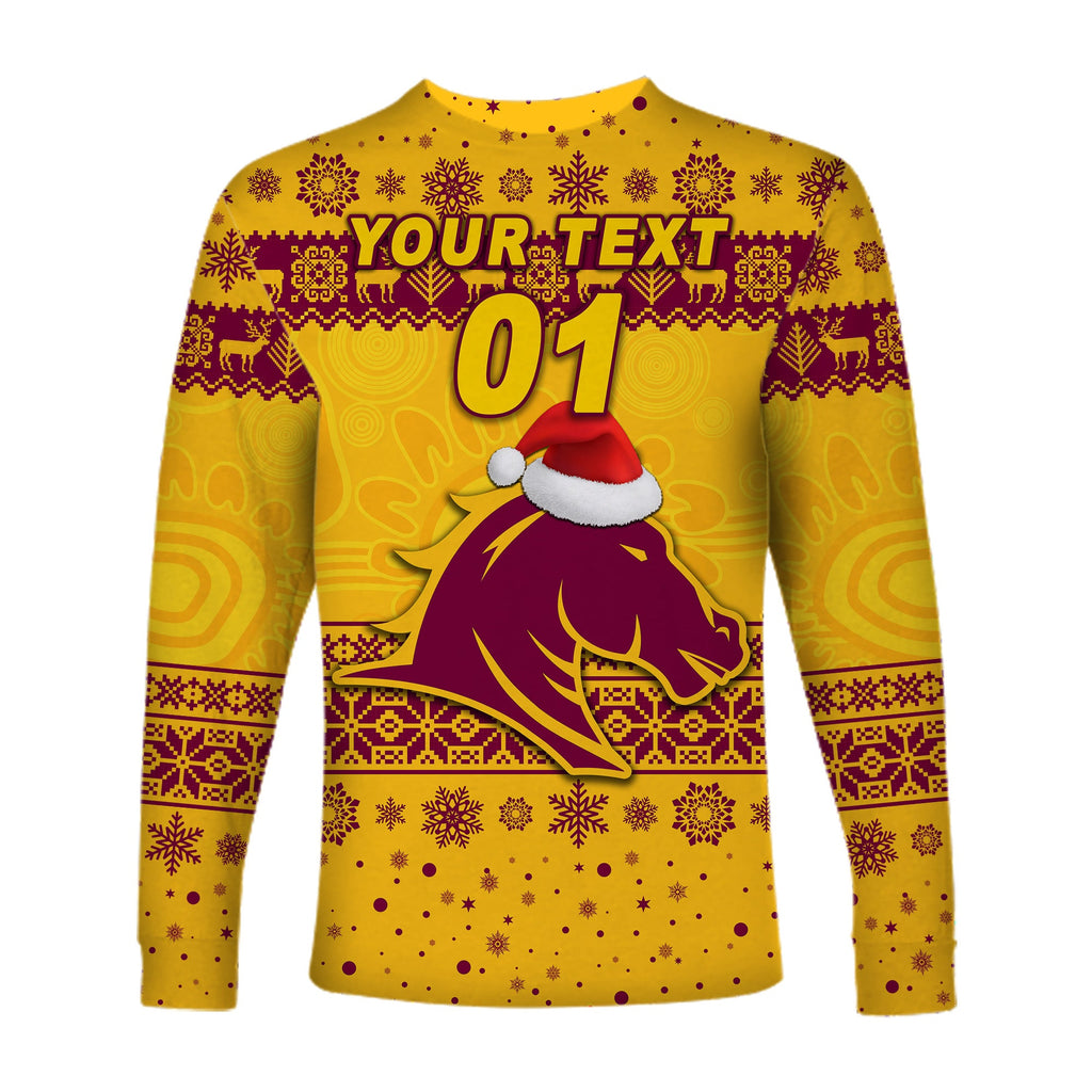 custom-personalised-brisbane-broncos-long-sleeve-shirt-christmas-simple-style-gold