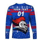 custom-personalised-newcastle-knights-long-sleeve-shirts-christmas-simple-style