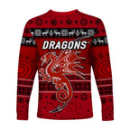st-george-illawarra-dragons-long-sleeve-shirts-christmas-simple-style-red