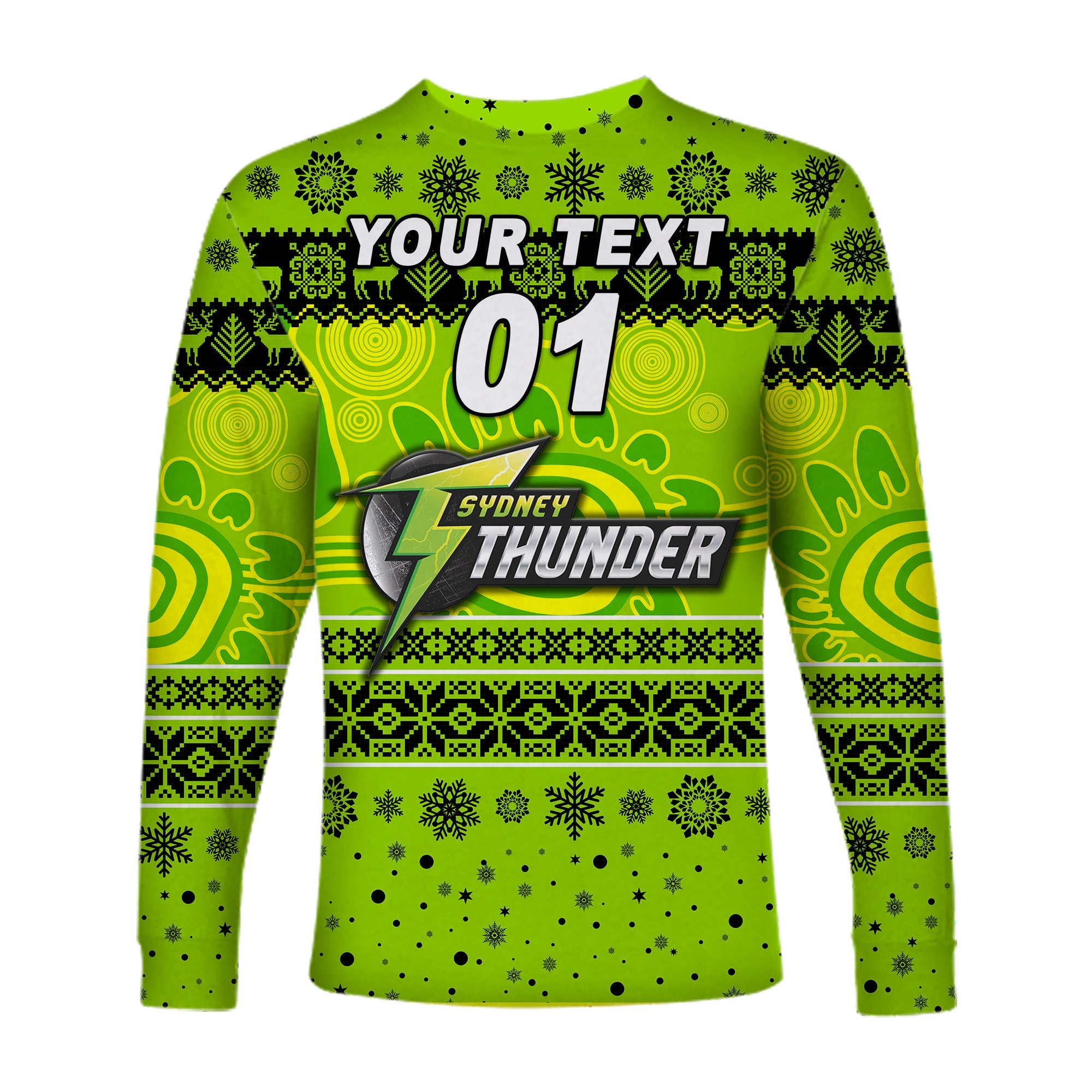 custom-personalised-sydney-thunder-long-sleeve-shirt-christmas-simple-style