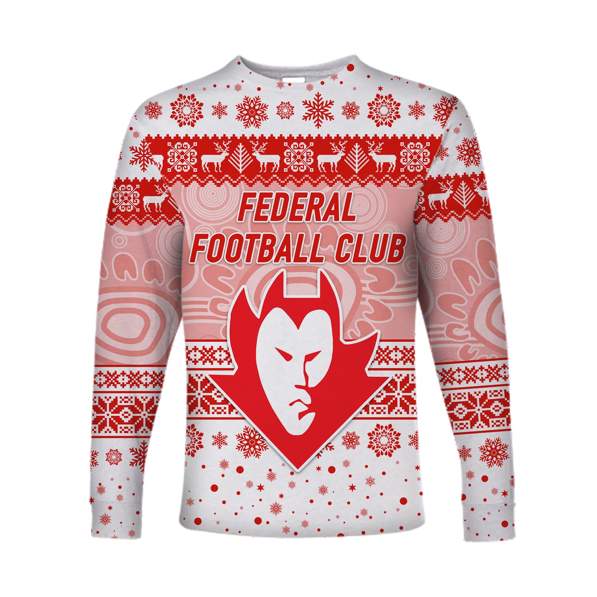 custom-personalised-federal-football-club-long-sleeve-shirt-christmas-simple-style-white