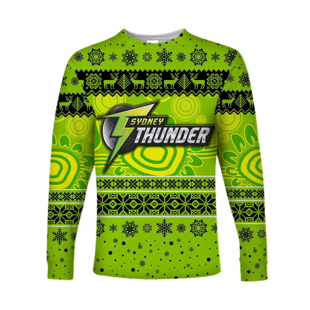 custom-personalised-sydney-thunder-long-sleeve-shirt-christmas-simple-style