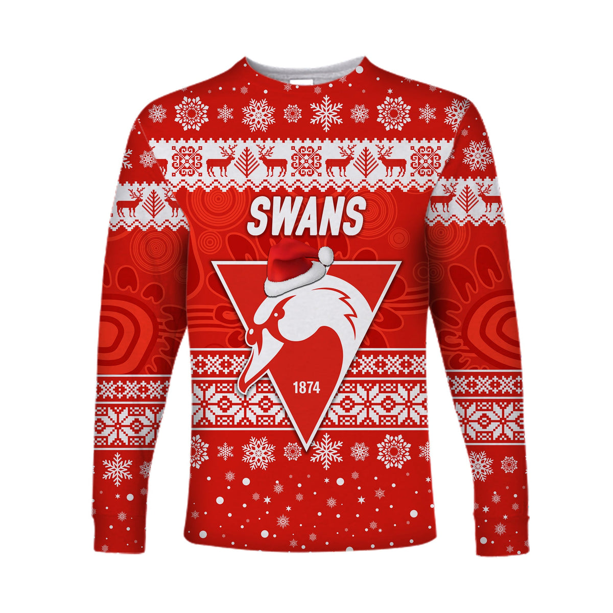 sydney-swans-long-sleeve-shirts-christmas-simple-style