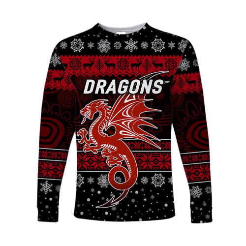 custom-personalised-st-george-illawarra-dragons-long-sleeve-shirts-christmas-simple-style-black