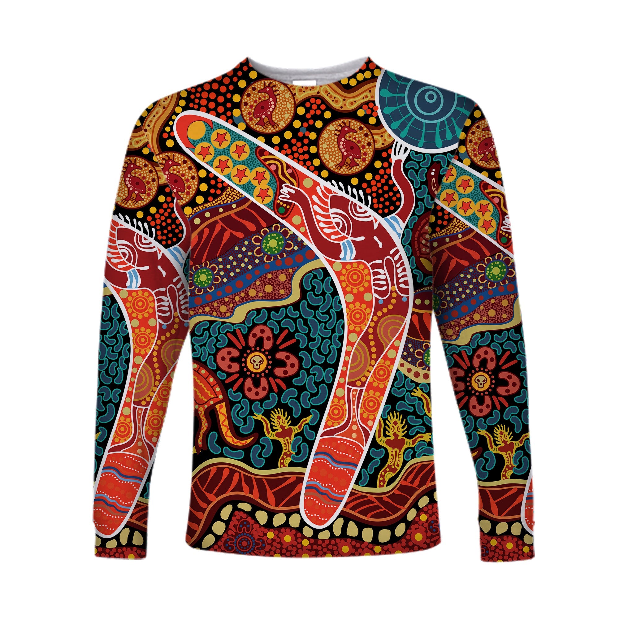 custom-personalised-aboriginal-boomerang-long-sleeve-shirt-indigenous