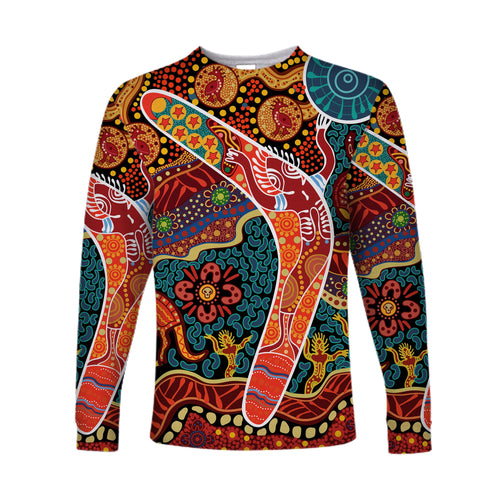 custom-personalised-aboriginal-boomerang-long-sleeve-shirt-indigenous