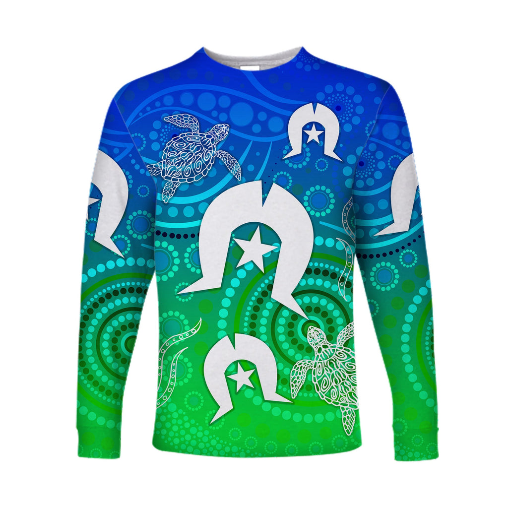 custom-personalised-aboriginal-torres-strait-islands-long-sleeve-shirt-simple-style