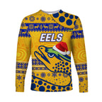 parramatta-eels-long-sleeve-shirts-christmas-simple-style-gold