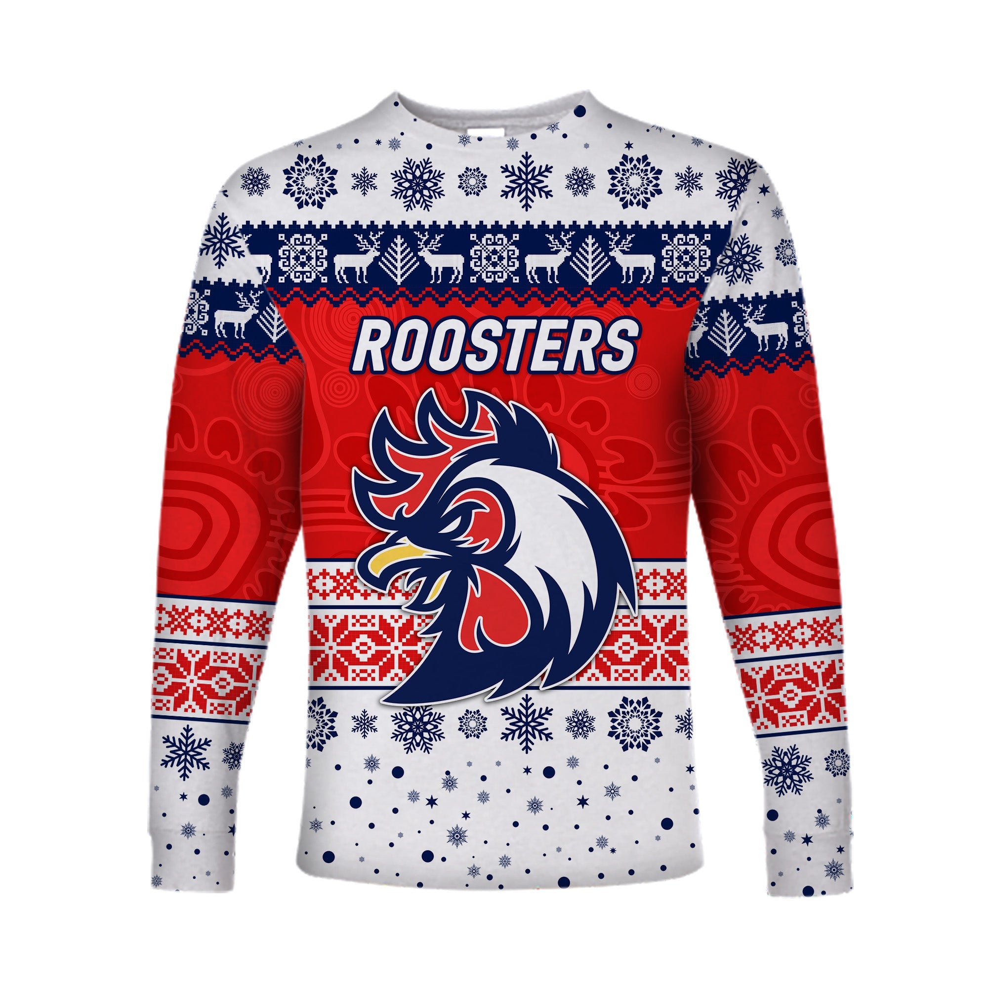 sydney-roosters-long-sleeve-shirts-christmas-simple-style-white