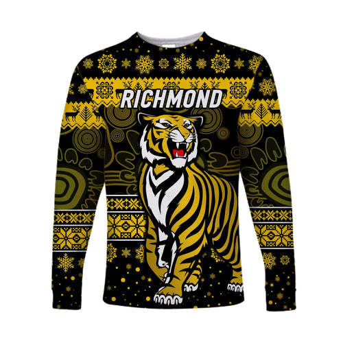 richmond-tigers-long-sleeve-shirts-christmas-simple-style