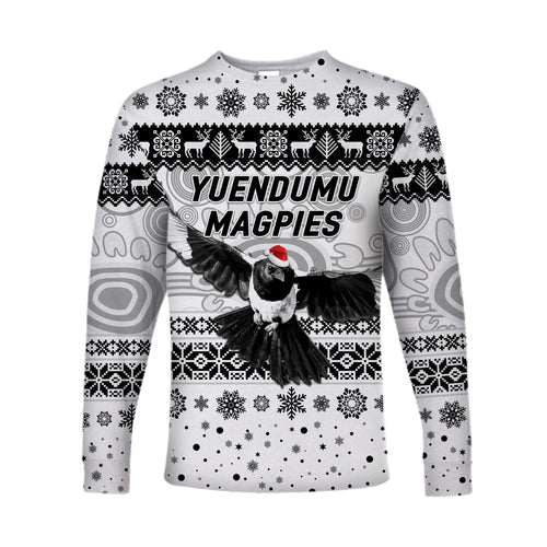 custom-personalised-yuendumu-magpies-football-club-long-sleeve-shirt-christmas-simple-style-white