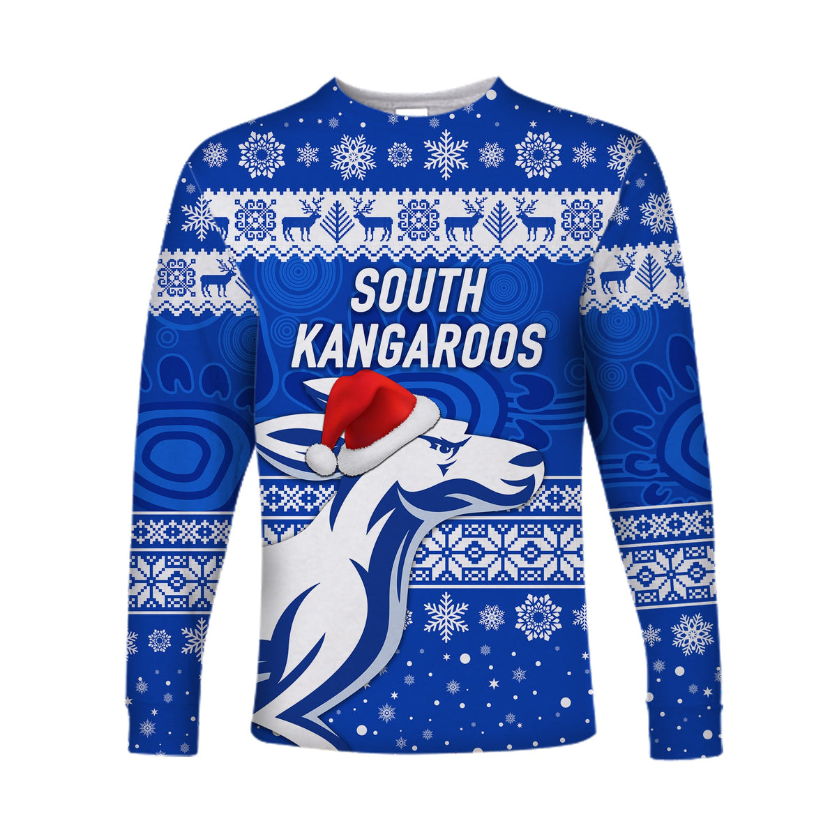 south-alice-football-club-long-sleeve-shirt-christmas-kangaroos-simple-style