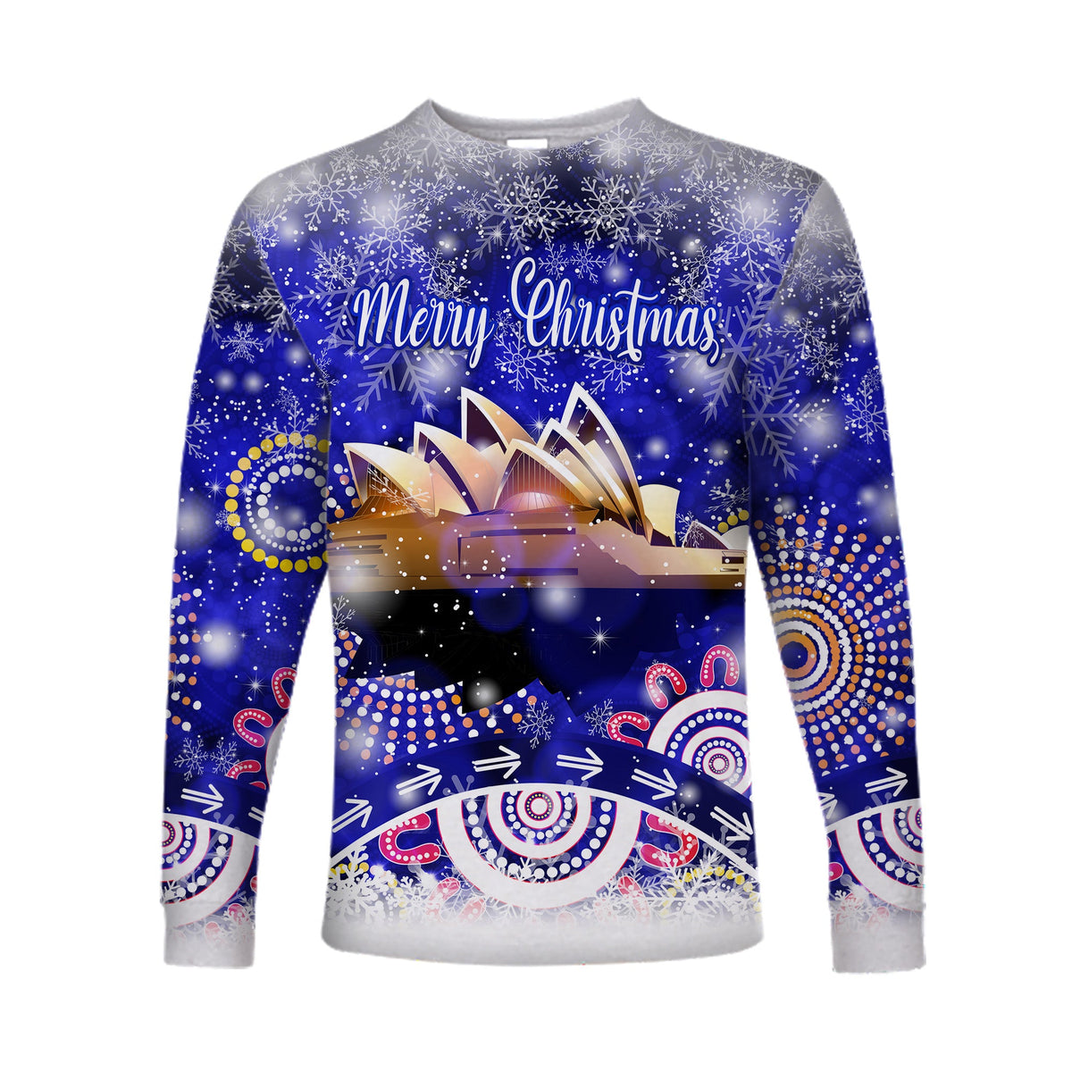 custom-personalised-australian-sydney-opera-house-christmas-long-sleeve-shirt-original-style-blue