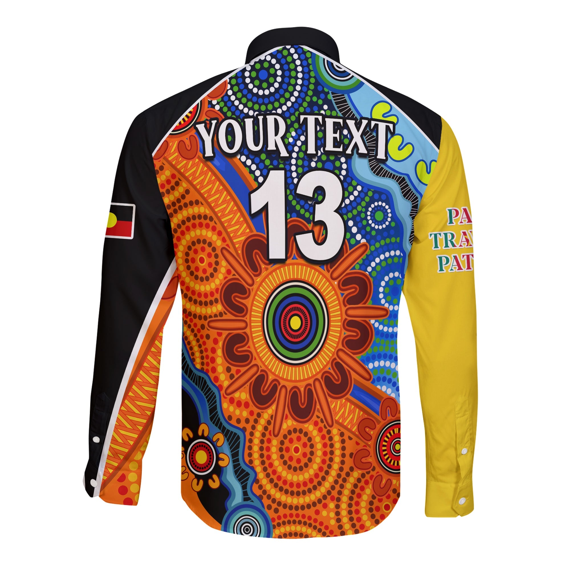 custom-text-and-number-naidoc-week-2022-long-sleeve-button-shirt-aboriginal-and-torres-strait-islander-together