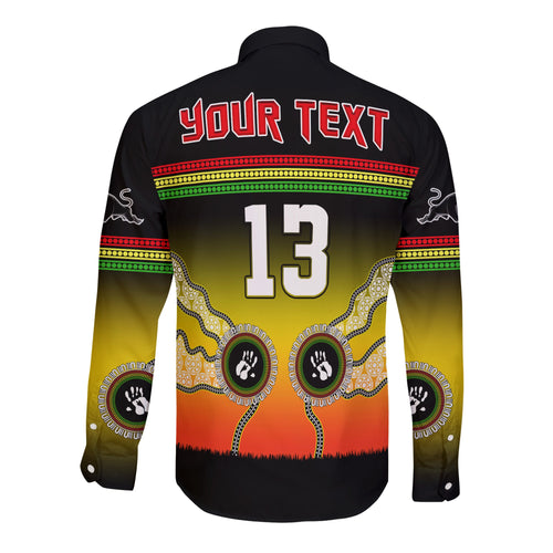 custom-text-and-number-panthers-long-sleeve-button-shirt-go-the-mighty-penrith-aboriginal