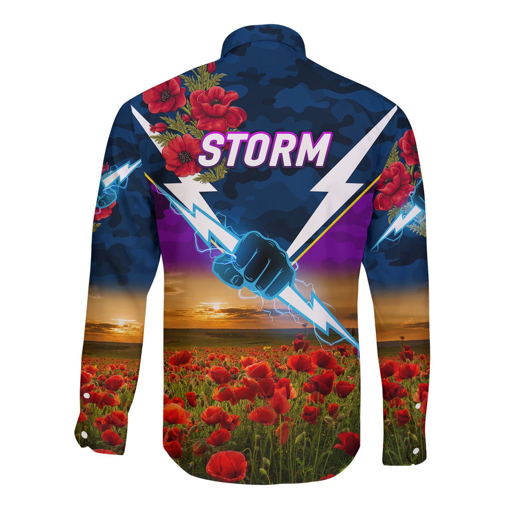 melbourne-storm-anzac-2022-hawaii-long-sleeve-button-shirt-poppy-flowers-vibes