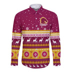 custom-personalised-broncos-aboriginal-long-sleeve-button-shirt-christmas-brisbane