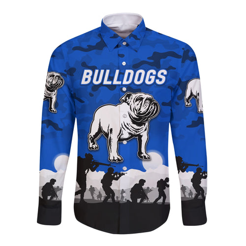 custom-personalised-canterbury-bankstown-bulldogs-anzac-2022-hawaii-long-sleeve-button-shirt-simple-style-blue