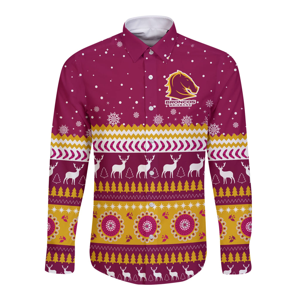 broncos-aboriginal-long-sleeve-button-shirt-christmas-brisbane