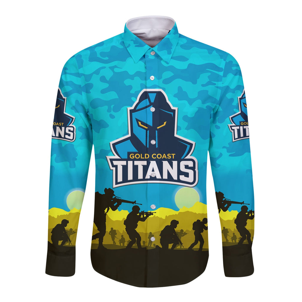 custom-personalised-gold-coast-titans-anzac-2022-hawaii-long-sleeve-button-shirt-simple-style