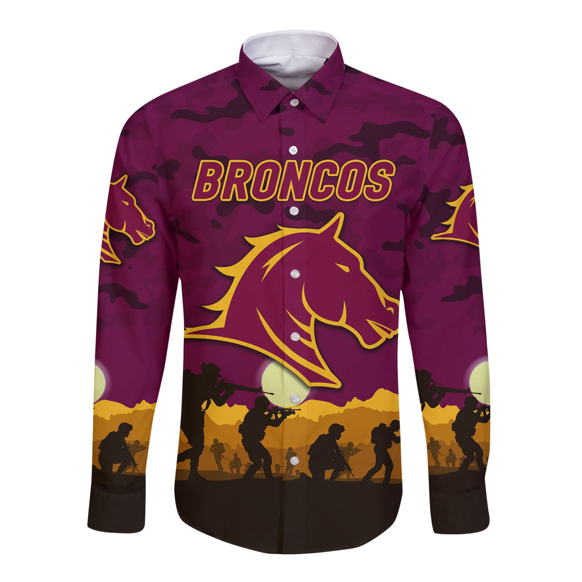 brisbane-broncos-anzac-2022-long-sleeve-button-shirt-simple-style-maroon
