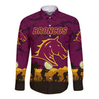 brisbane-broncos-anzac-2022-long-sleeve-button-shirt-simple-style-maroon