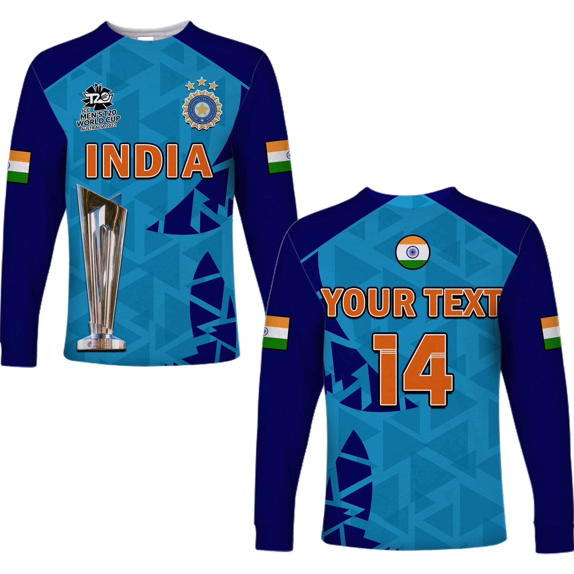custom-text-and-number-india-cricket-long-sleeve-shirt-men-in-blue-champions-mens-t20-wc-2022