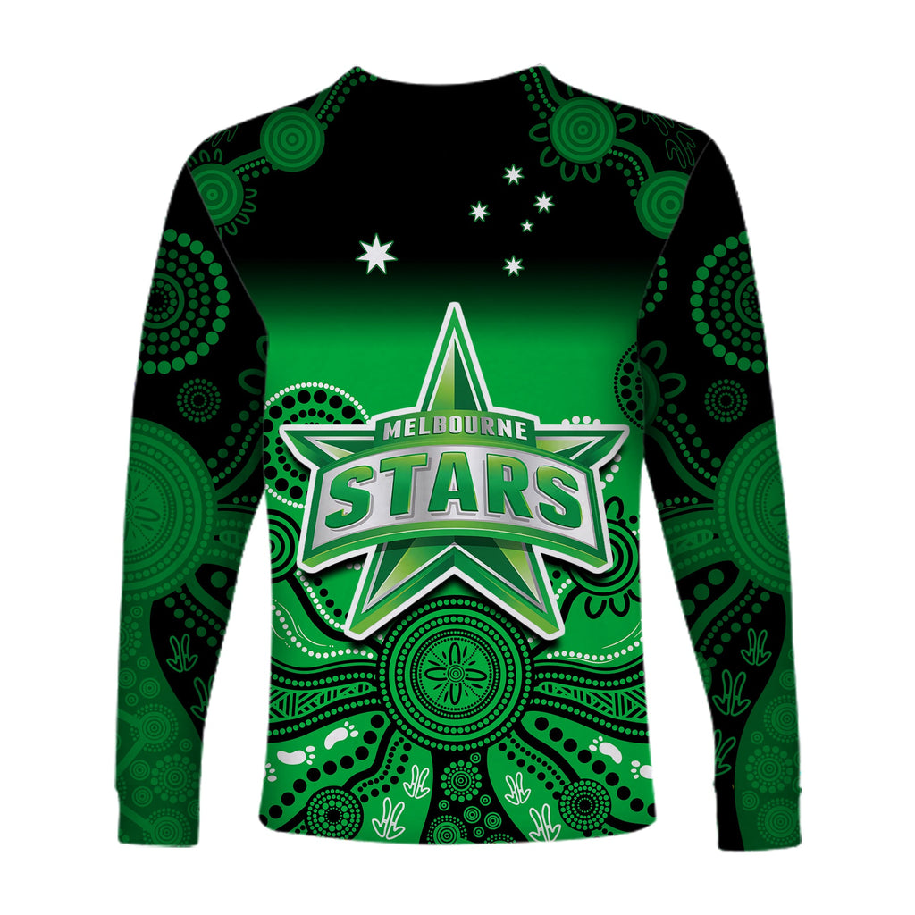 melbourne-stars-long-sleeve-shirt-gradient-aboriginal-dot-painting