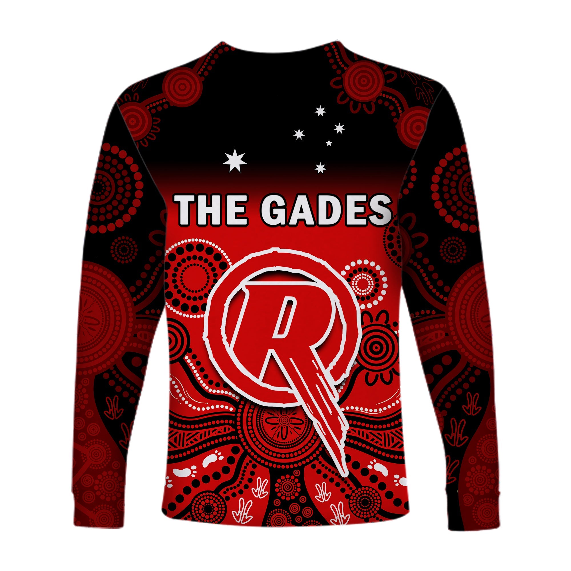 melbourne-renegades-long-sleeve-shirt-gradient-aboriginal-dot-painting