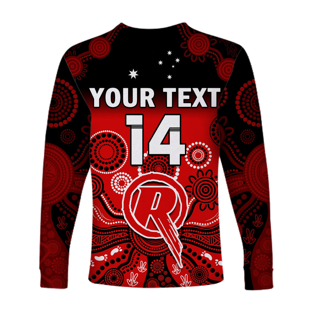 custom-text-and-number-melbourne-renegades-long-sleeve-shirt-gradient-aboriginal-dot-painting