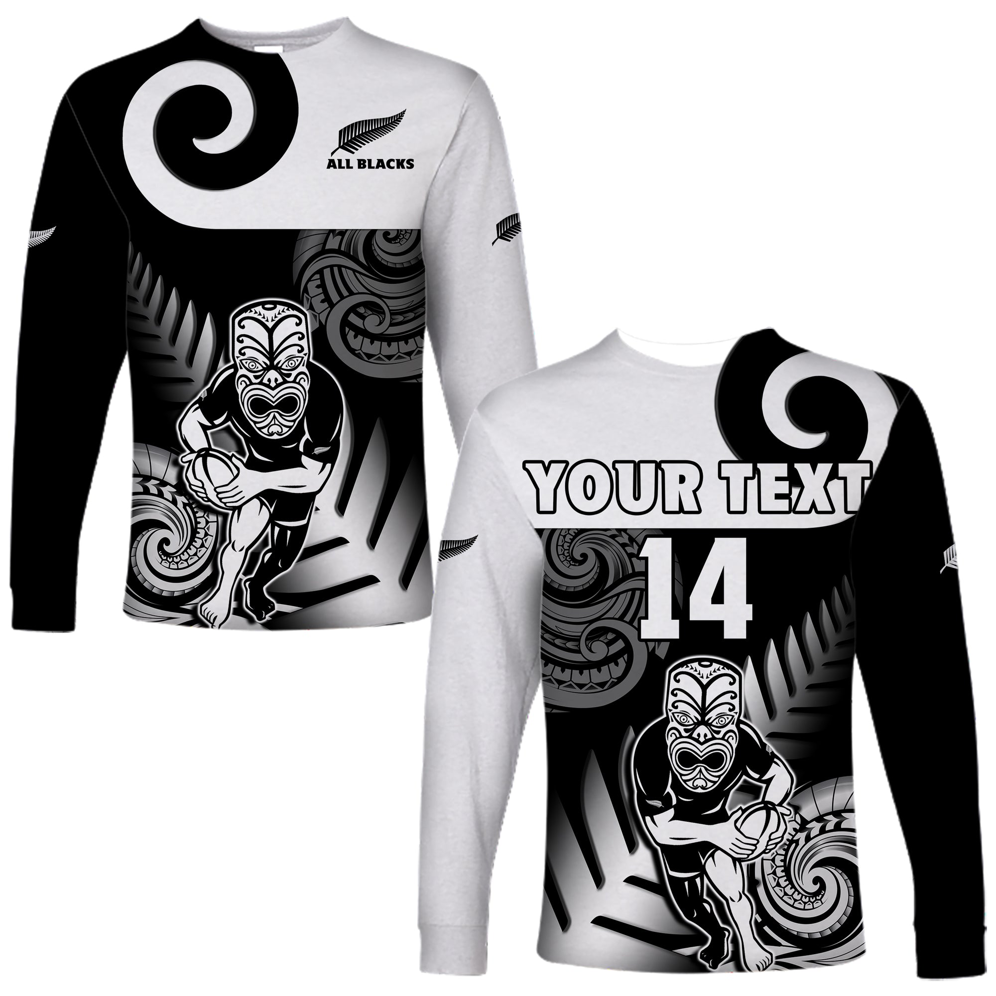 custom-text-and-number-new-zealand-silver-fern-rugby-long-sleeve-shirt-all-black-maori-koru