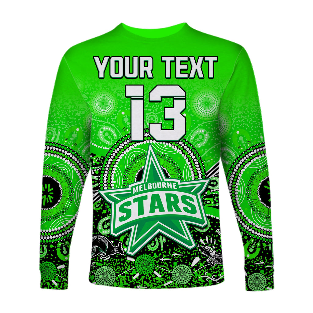 custom-text-and-number-melbourne-stars-long-sleeve-shirt-cricket-aboriginal