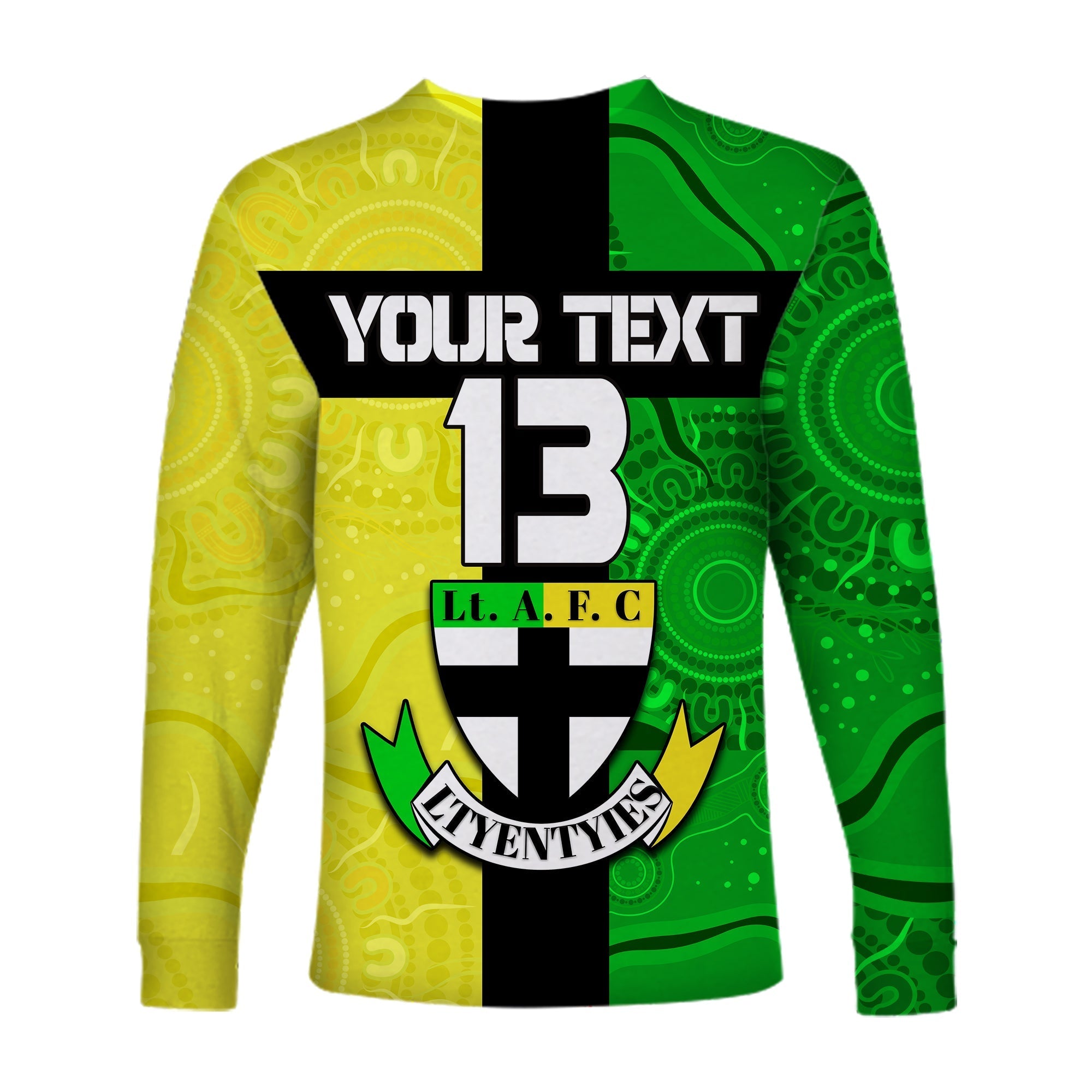 custom-text-and-number-ltyentyies-lt-a-f-c-long-sleeve-shirt-australian-football-aboriginal