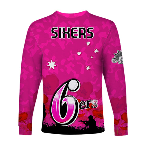 sydney-sixers-cricket-long-sleeve-shirt-anzac-day-camouflage-poppy-lest-we-forget