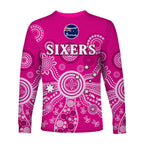 sydney-sixers-long-sleeve-shirt-cricket-indigenous-australian-art-ver02