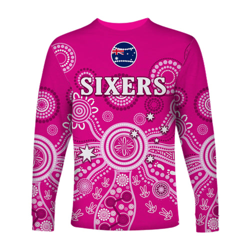 sydney-sixers-long-sleeve-shirt-cricket-indigenous-australian-art-ver02